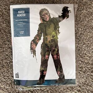 Marsh Monster Zombie Halloween Costume, Children’s Size Large (10-12) NEW!